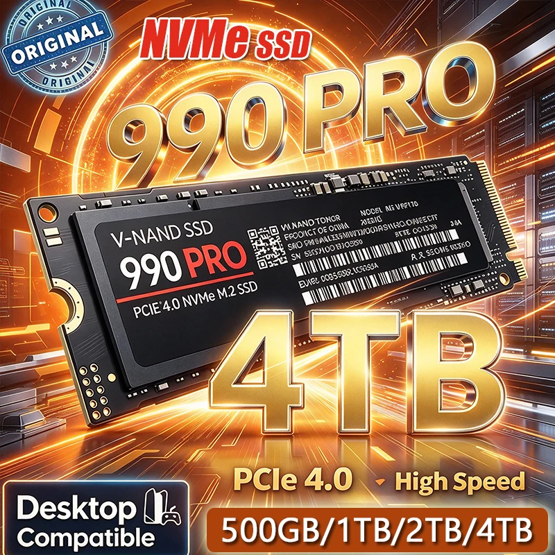 Ssd 500Gb - 2026 Original 990 PRO Powered M.2