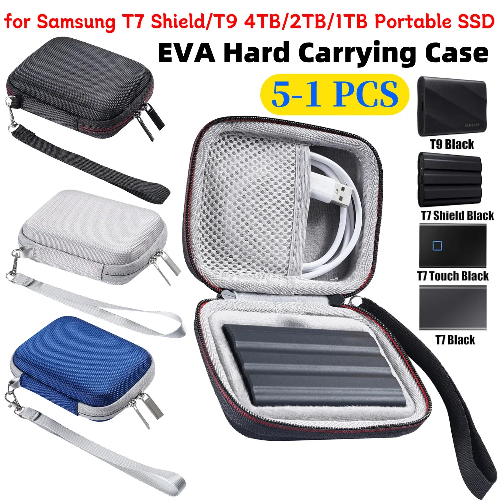 Samsung Ssd - EVA Hard Drive Case Shockproof Protective