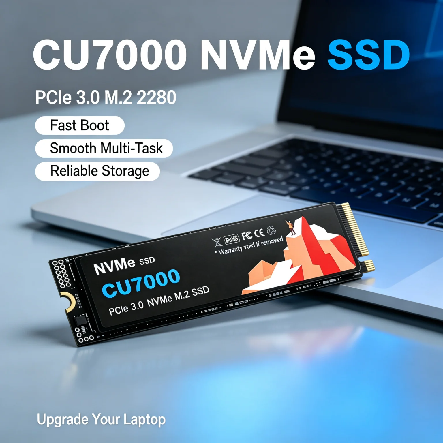 CU7000 SSD M.2 NVMe Internal S - Ssd 500Gb recension och pris