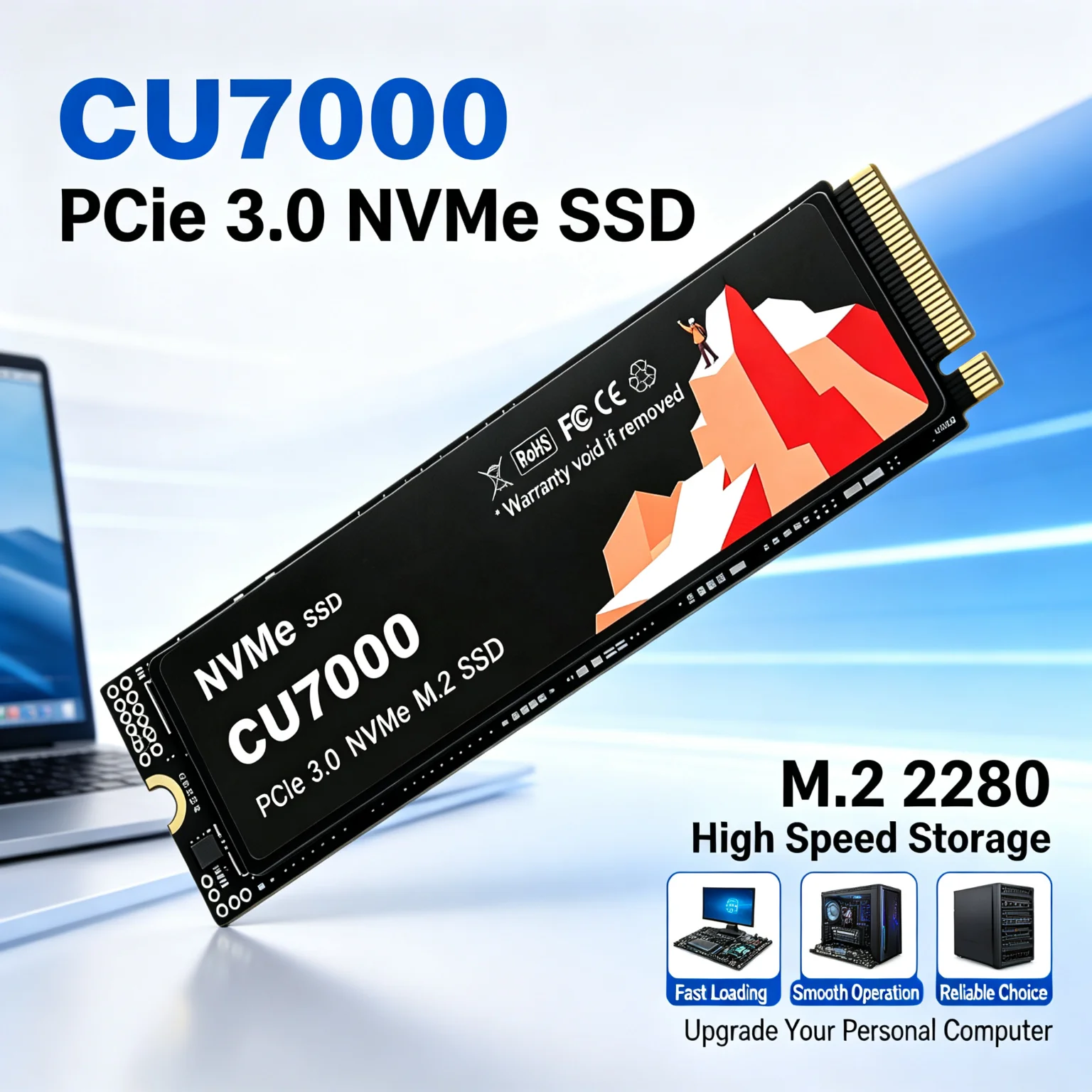 CU7000 SSD M.2 NVMe Internal S - Ssd 500Gb recension och pris