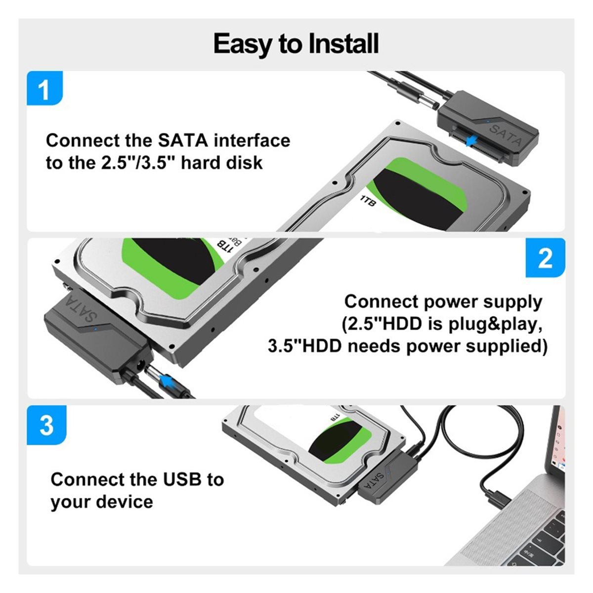 SWXF SATA to USB 3.0 Adapter C - External Ssd recension och pris