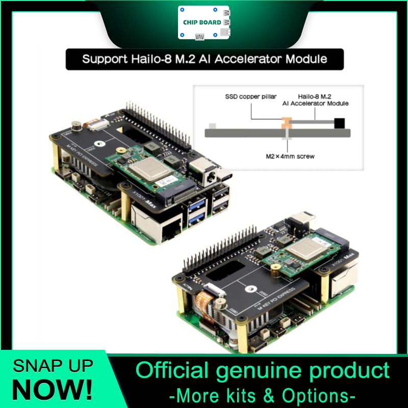 Geekworm X1001-Max NVMe M.2 PC - M.2 Ssd recension och pris
