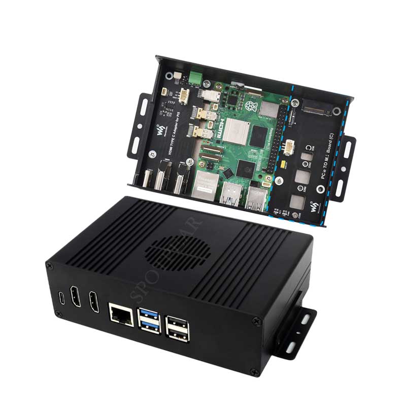 Raspberry Pi 5 Box Case Kit-C  - M.2 Ssd recension och pris