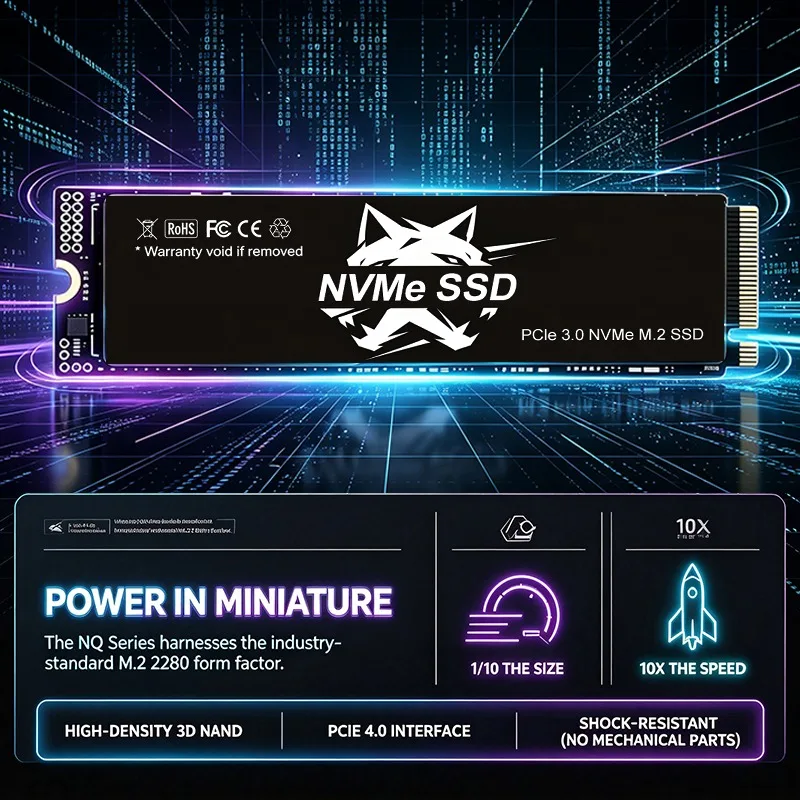 NEW Black M.2 NVMe SSD 2TB 4TB - External Ssd recension och pris