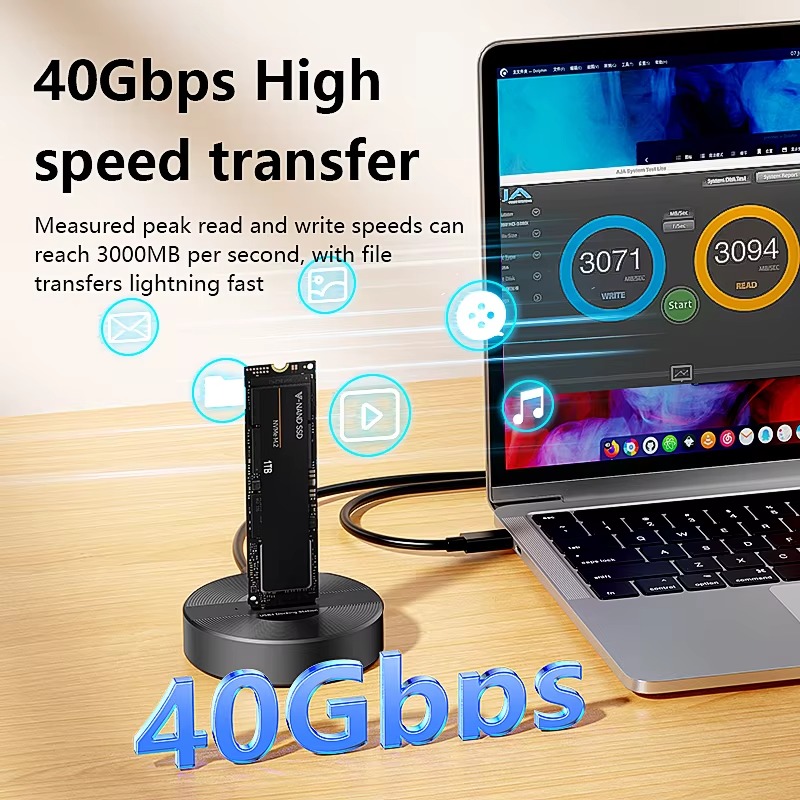 40Gbps High Speed Transmission - M.2 Ssd recension och pris