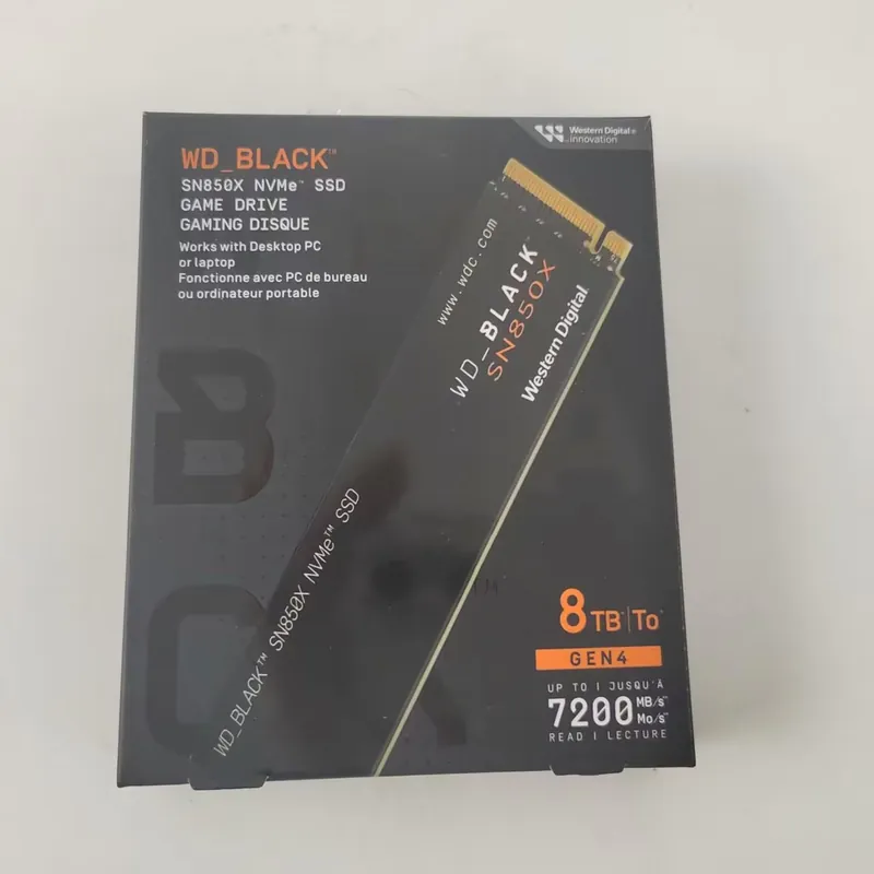 New WD_BLACK SN850X 8TB NVMe S - M.2 Ssd recension och pris
